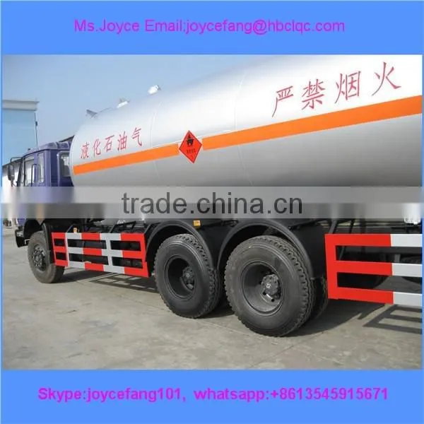 2015 China 3-axles Q345r 25cbm Lpg Liquefied Petroleum Gas Tank Trucks(propane Tank) photo-4