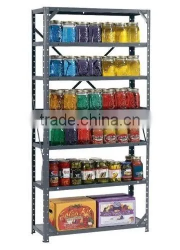 Metal Open Shelving Garage Office Rack Standing Shelf Unit Basement photo-2