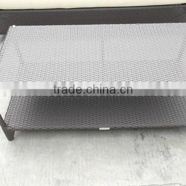 C - CF746 Foshan Morden Design Patio Rattan Furniture Garden Sofa photo-6
