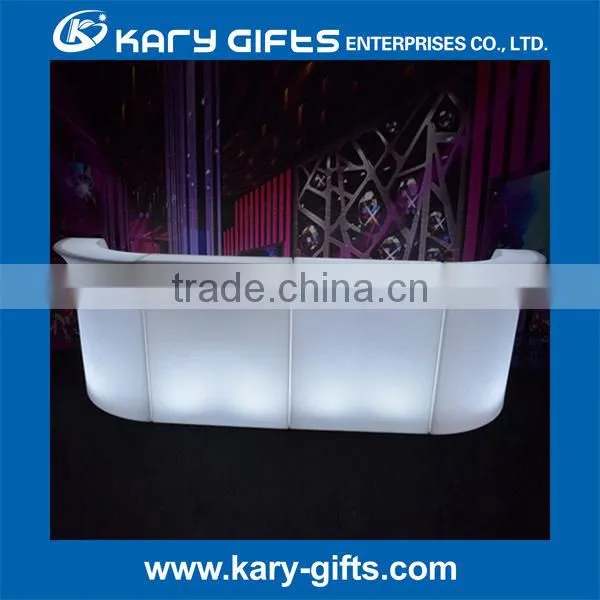 Commercial LED Furniture Plastic Bar Counter Hookah Furniture photo-2