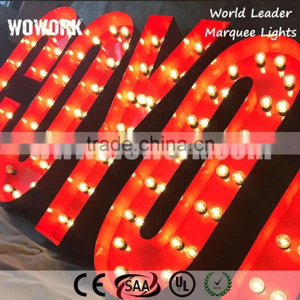 Carnival Festival Decor Light up Marquee Letter Sign photo-4