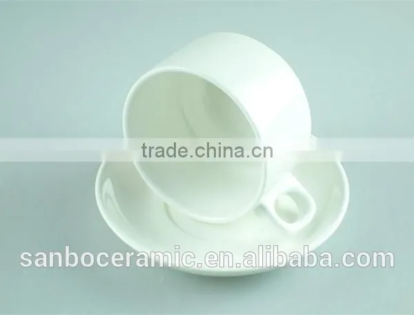 Classic Small Coffee Cup and Saucer Set, Porcelain Tea Cups and Saucers Cheap Wholesale photo-5