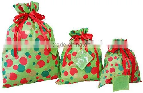 Large Felt Christmas Gift Bag Santa Sack - Two Designs Available photo-5