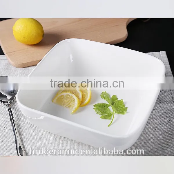 1600ml White Ceramic/porcelain/new Style Big Size Dinnerware /tableware Sala Bowl photo-4