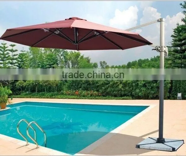 Round Roma Patio Side Garden Parasol Umbrella