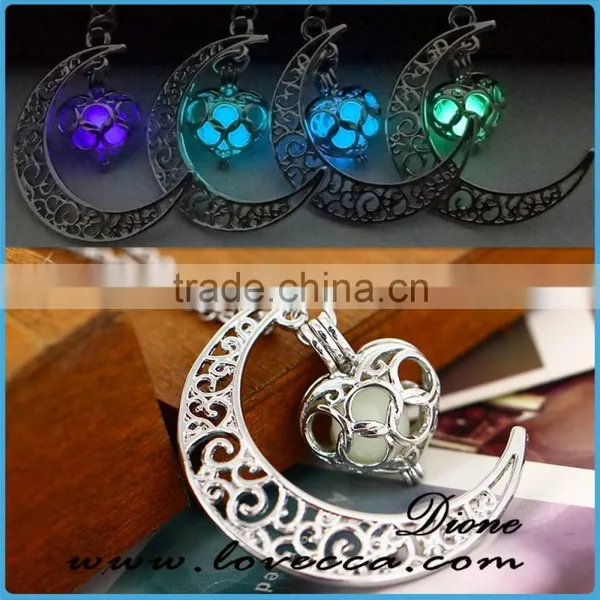 Glowing Necklace New Style Moon Start Pendant Necklace,luminous Necklace photo-6
