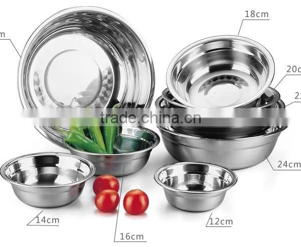 Stainless Steel Mixing Bowl Set,Salad Bowl,soup Bowl photo-4