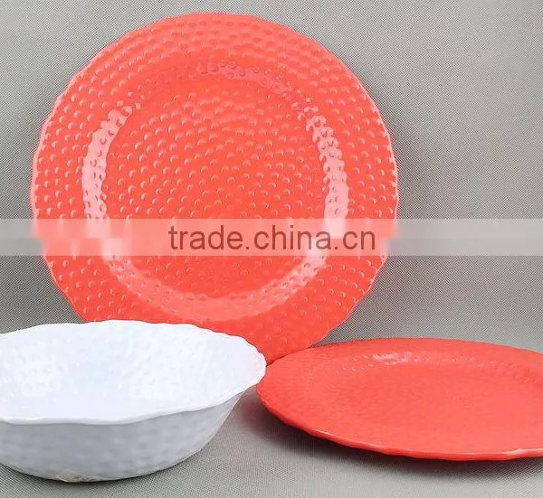 colorful melamine dinnerware tableware plate set with customized printing	,mt1215	melamine tableware ink