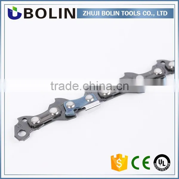 Low Kickback 3/8"lp 0.050"(1.3mm) Semi Chisel Chain With Bumper Drive Link Fit for Electric Chain Saw photo-2