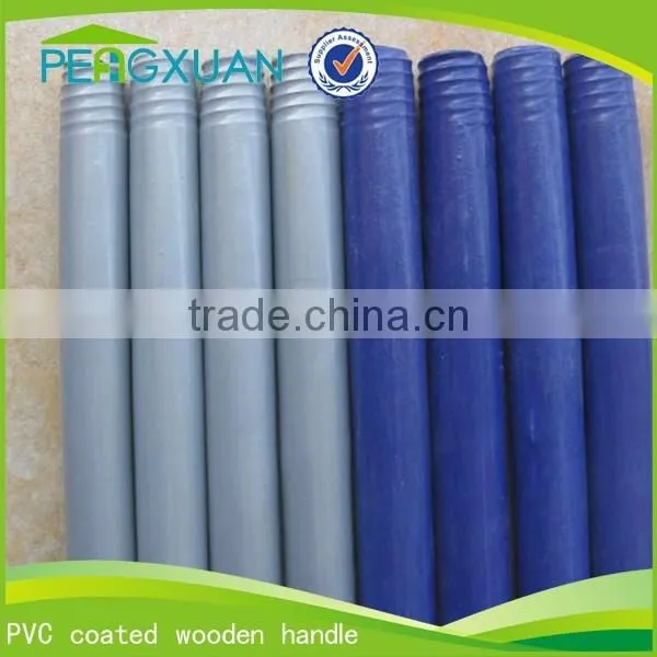 Plastic Cover High Quality Round Smooth Wooden Poles for Broom & Mop photo-3