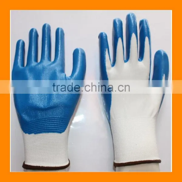 13 Gauge Oil And Chemical Resistant Disposable Black Nitrile Gloves photo-4