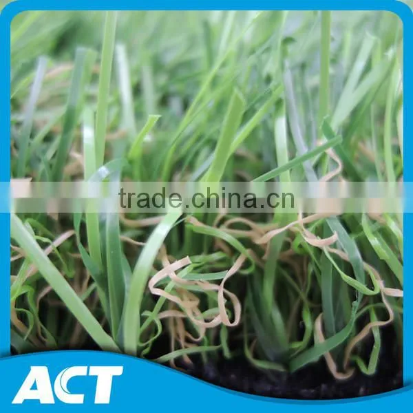 PP Fake Fibrillated Artificial Landscape Grass/synthenic Cheap Golf Court Lawn