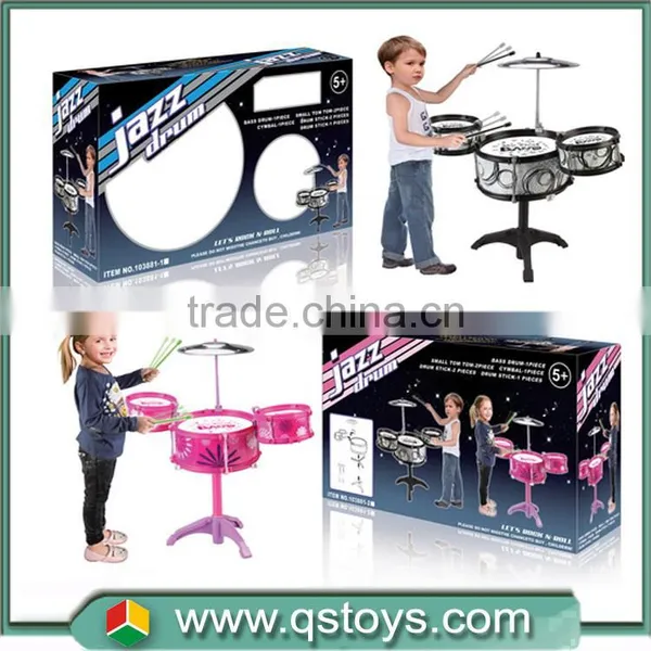 2015 Promotional Musical Instrument Toy Jazz Drum Kids Electronic Toy Drum Set photo-3