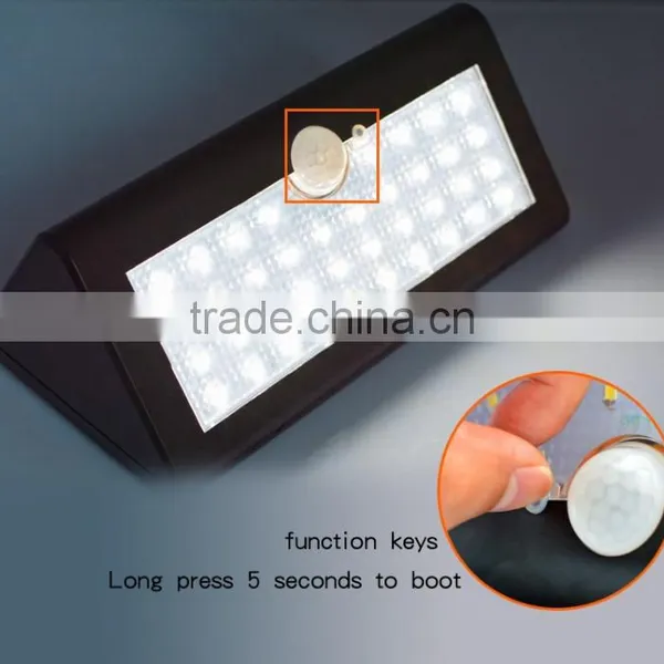 38leds ABS Shell Motion Sensor Solar Wall Light photo-3