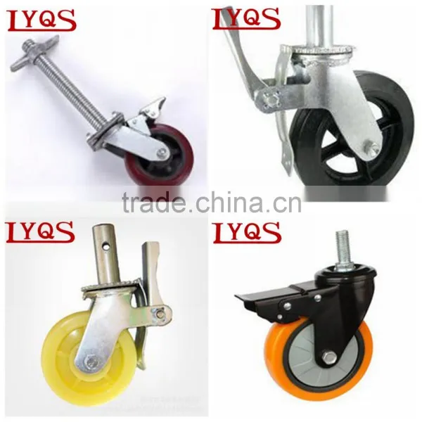 Ladder Frame Scaffolding Metal Frame With Scaffold Walkboard Caster Wheel in Scaffolding photo-5