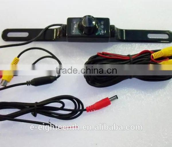 Cheap Waterproof E322 CMOS Car Night Vision 7 LED Rear View Reverse Backup Parking Camera Hidden Camera Accessory photo-2