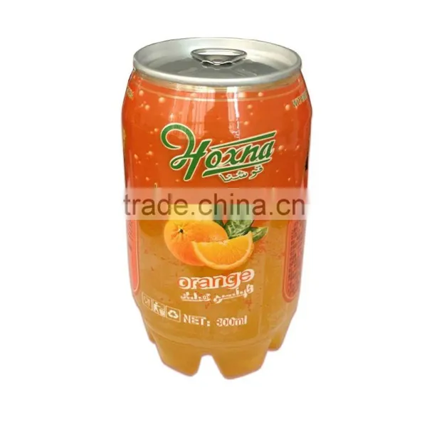 300ml PET Canned Fruit Flavor Soda Drink With Carbonate photo-2