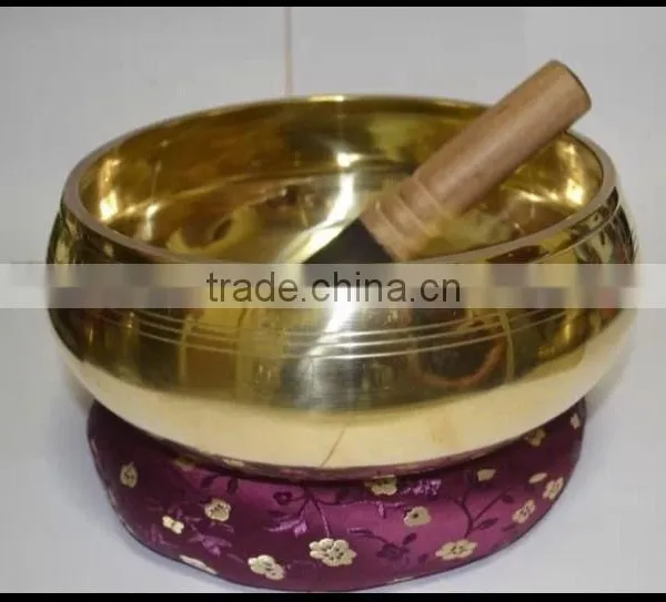 High Quality Shiny Meditation Healing Tibetan Singing Bowl photo-3
