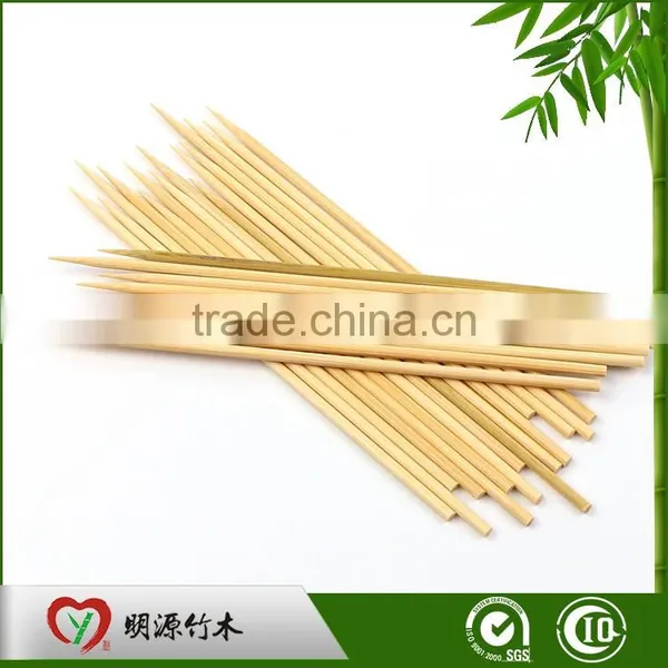 Bamboo Bbq Round Skewer With Hot Stamp Logo photo-2