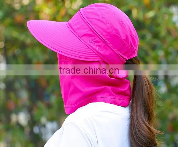 Ms Hat Summer Sun Hat Outdoor uv Beach Hat Tourism Hat Riding Face Sun Hat photo-4