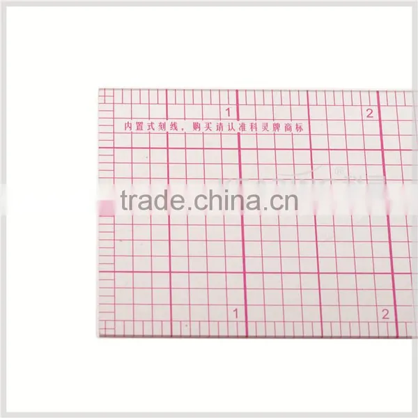 Kearing Transparent PVC Flexible Craft Grading & Flexible Garment Rulers 2"*24" Fashion Design Plastic Rulers# 8248 photo-4