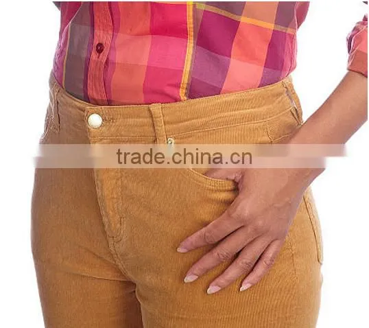 Liz Claiborne Sloane Cotton Straight Leg Boot-Cut Corduroy Pants (Garment Stock Lots / Apparel Stock / Stocklots Sri Lanka) photo-4