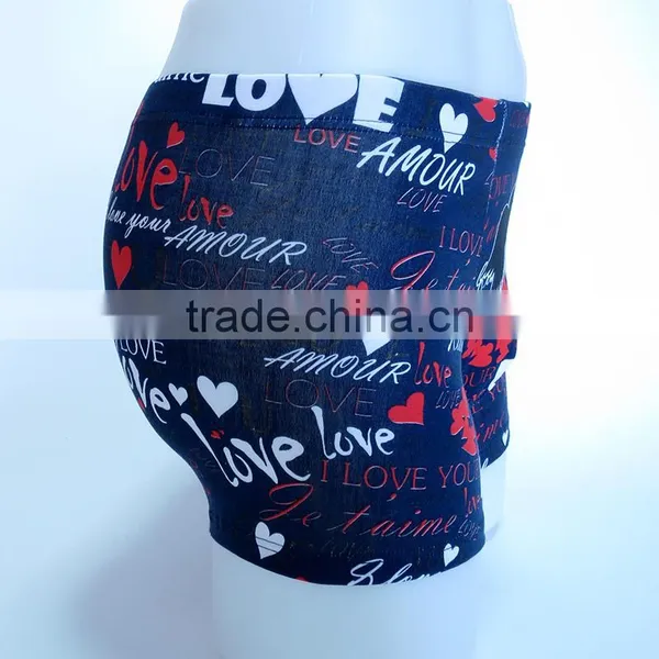 2016 New Style Men Brand of Superior Quality Underwear Cotton Print Classic Breathable Male Boxer photo-2