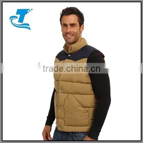 Winter Outdoor Goose Down Mens Sleeveless Vest photo-5