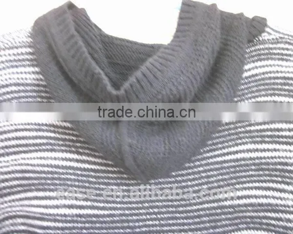 Mens Cashmere Mix Stitch Hoodie 2016 High Quality Knitted 100% Cashmere Sweater photo-2