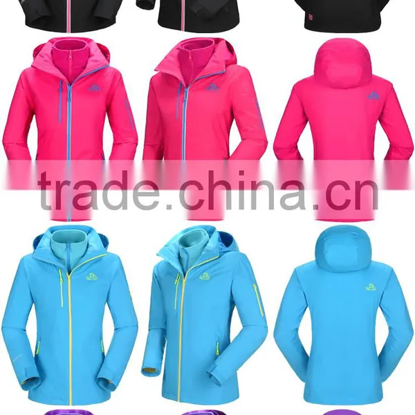 2017 Fashion Women WinterJackets Outdoor Jacket 3 In1 Jacket photo-6