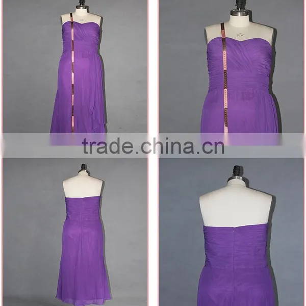 Wholesale Birthday Party Dress Evening Party Dress /Purple Evening Dress photo-6