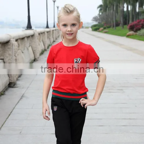 Juqian Bulk Wholesale Classic Fashion Stylish Short Sleeves t Shirt Shorts Pants Kids Summer School Sport Uniforms photo-4