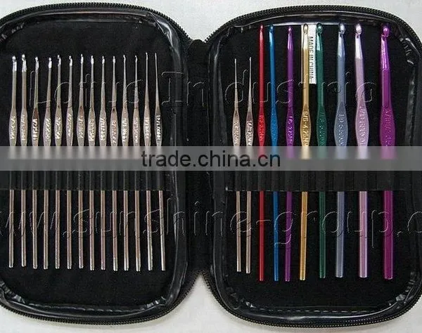Aluminium Crochet Hook With Blister Card Packing Supply Various Size Crochet Hook photo-4