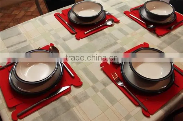 Smart Multi-Function Felt Bowl Basket Placemats Coasters photo-3
