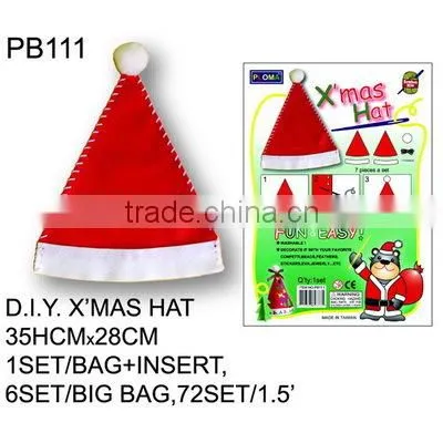 10 Pcs Papaer Craft DIY Black Cardboard Hat photo-5