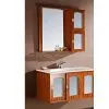 Multilayered Wood Bathroom Cabinet With Sticker