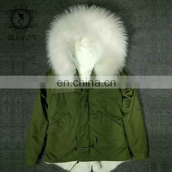 Top Quality Winter Parka Avec Fourrure Femme With Removable Hood Coat