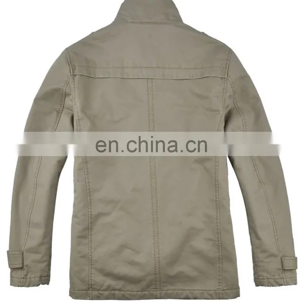 Lastest Fashion Cotton Casual Sherpa Lining Mens Parka Jacket photo-3