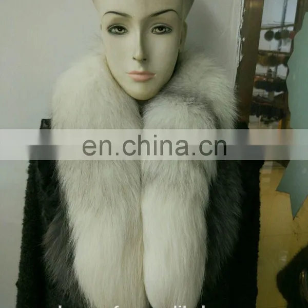 Hot Sale Fox Tail Scarf Winter Fashion Real Fox Fur Boa photo-5