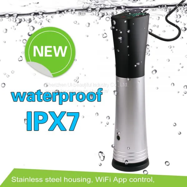 Stainless Steel 304 Waterproof IPX7 Wifi Sous Vide Cooker Machine Precision Immersion Circulator photo-2
