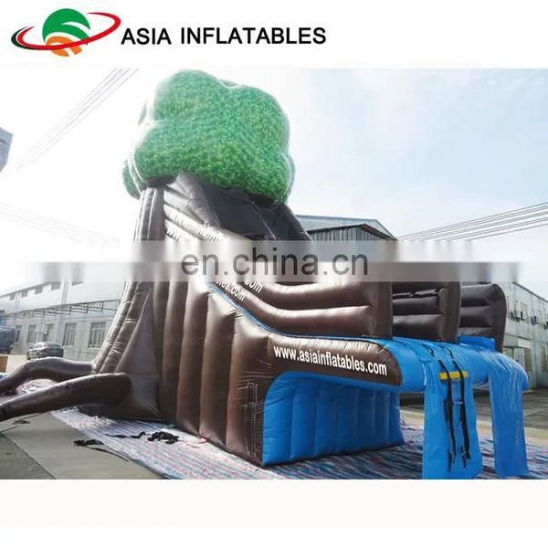 Newest Amazing Inflatable Tree Shape Slide With Frame Pool Water Park For Summer photo-4