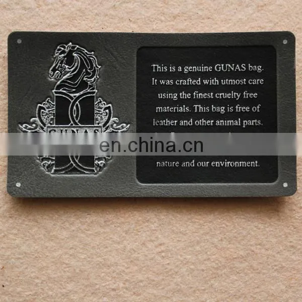 Customized Real Leather Label photo-5