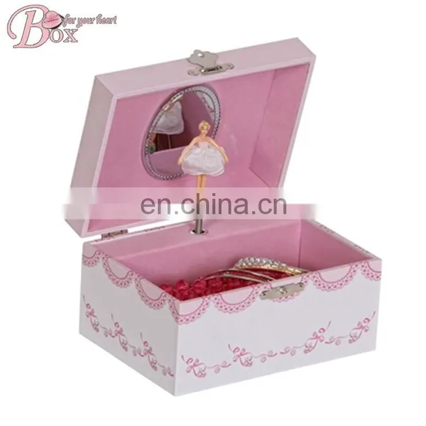 Fancy Cheap Flower Gift Music Cosmetics Ballerina Jewelry Box photo-3