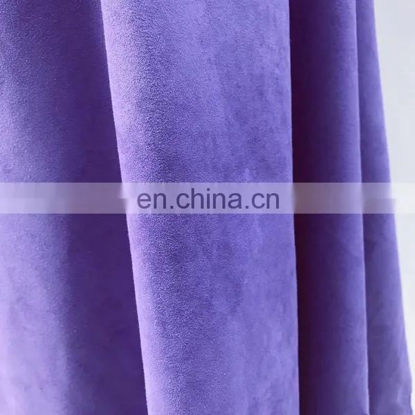 China Manufacture Polyester Suede Fabric for Garment and Jacket photo-2