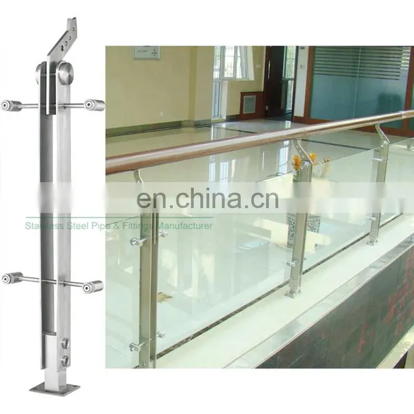 Hot Sale Post Sus 304 316 Balcony Glass Balustrade Stainless Steel Railing Supplier In China photo-7