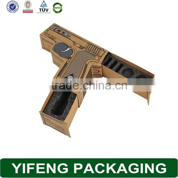 Gun Shape High Class Presents Package Drawer Box Paper Gift Box photo-3