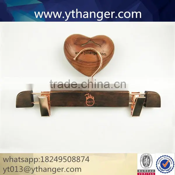 High Quality Infant Children Wooden Clothes Hanger Cute Baby Wooden Hanger With Trousers Hanger photo-2