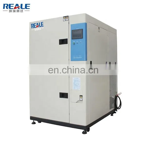 -60C~150C Thermal Shock Test Chamber Two Zone Under Alternating High-low Temp Testing Environment Hot Cold Thermal Shock Tester photo-2