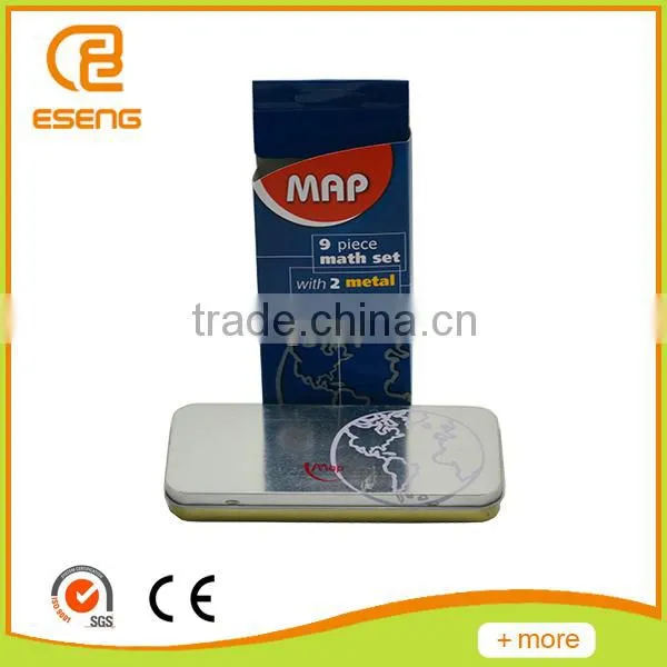 School Geometry Compass Pencil Sharpener Eraser Box photo-4