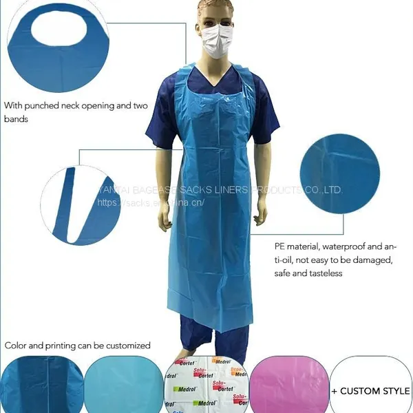 pe Aprons, Packaging, Apron, ld Apron,disposable, Aprons, LDPE Apron, HDPE Apron, PE Apron, Colorful HDPE APRON, Kitchen Apron, Disposable photo-5